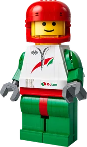 Up-Scaled Racing Driver Minifigure