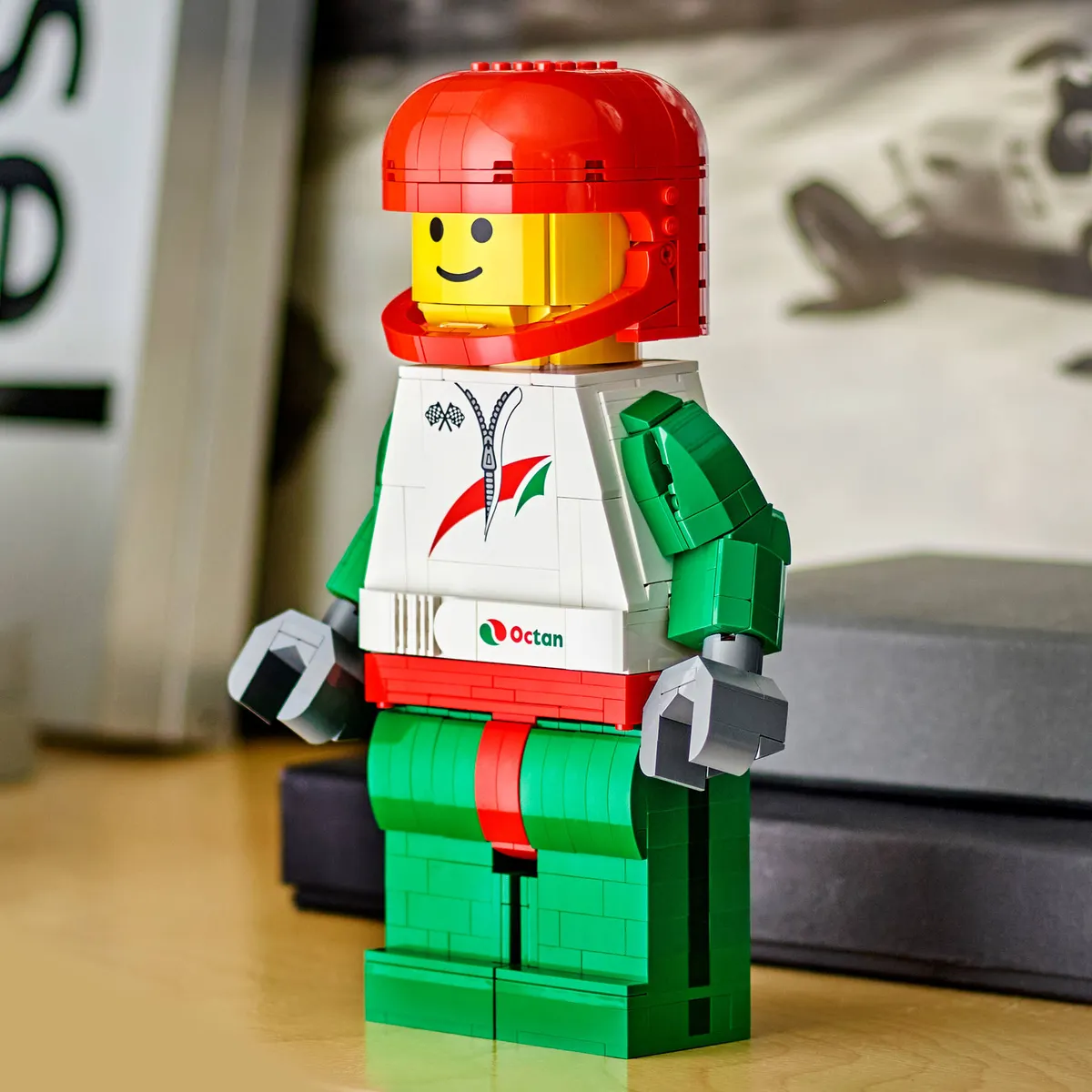 Up-Scaled Racing Driver Minifigure - Image 4