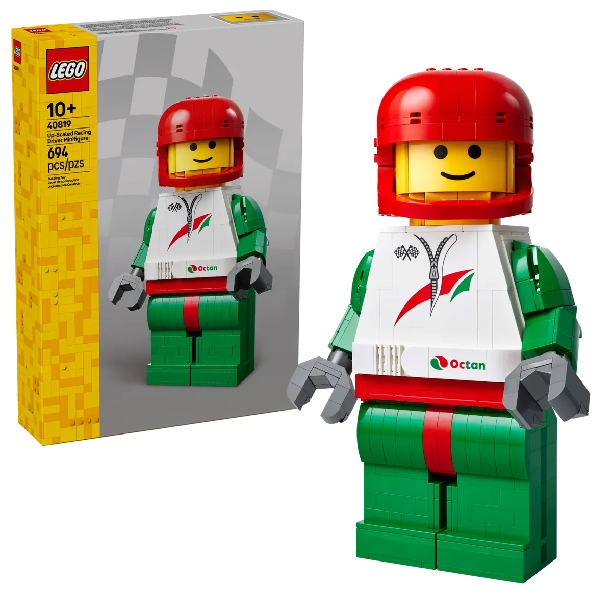 Up-Scaled Racing Driver Minifigure - Image 3