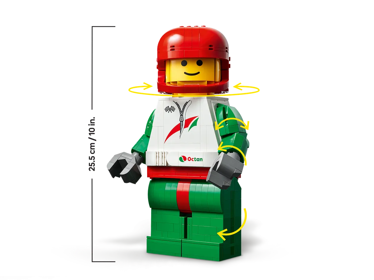 Up-Scaled Racing Driver Minifigure - Image 2