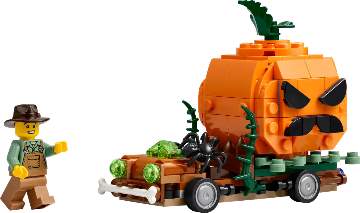 Jack-O'-Lantern Pickup Truck