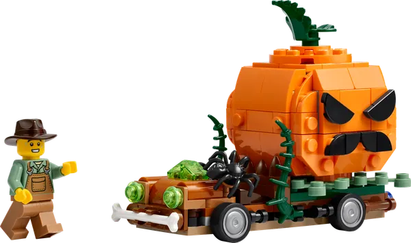 Jack-O'-Lantern Pickup Truck