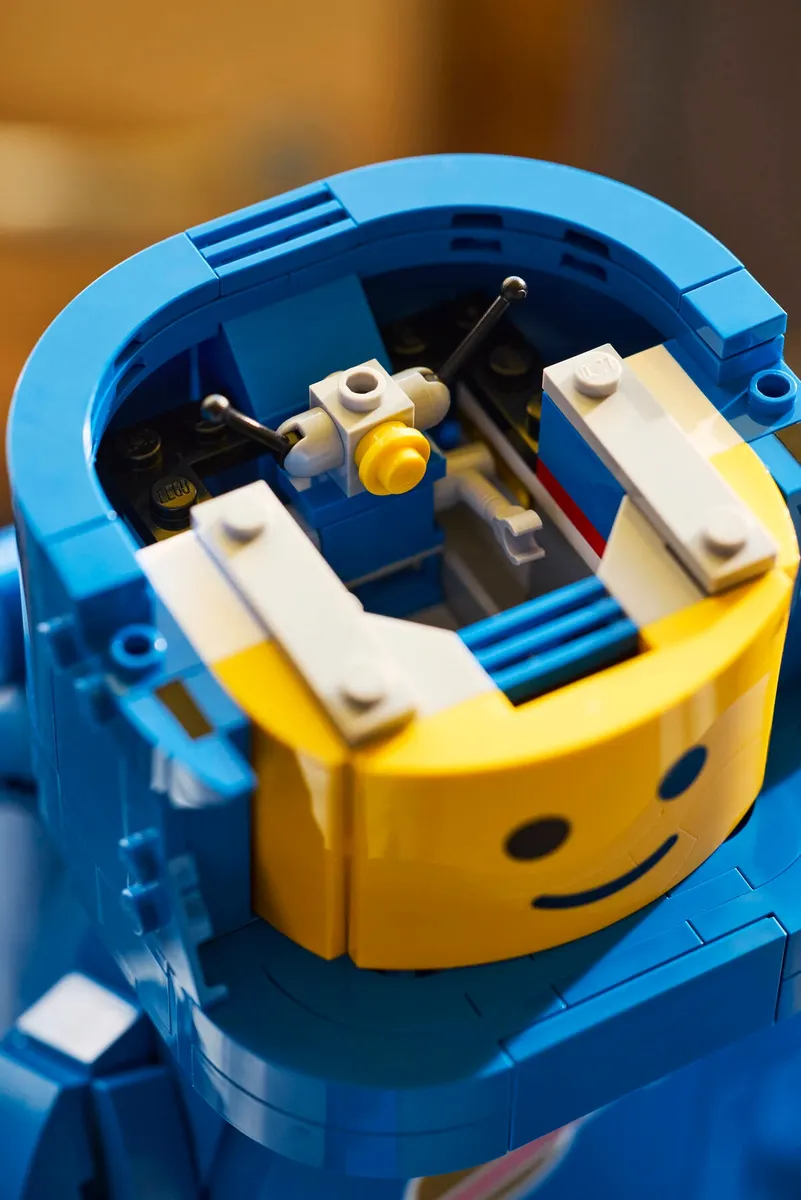 Up-Scaled Blue Astronaut Minifigure - Image 2