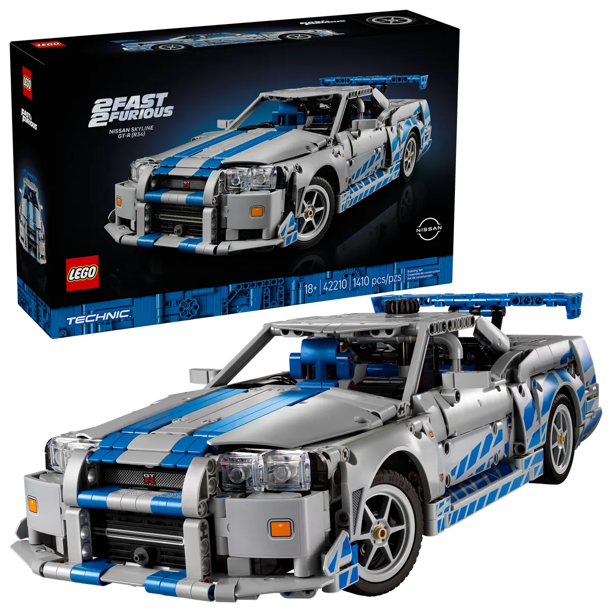 2 Fast 2 Furious Nissan Skyline GT-R (R34) Car - Image 2
