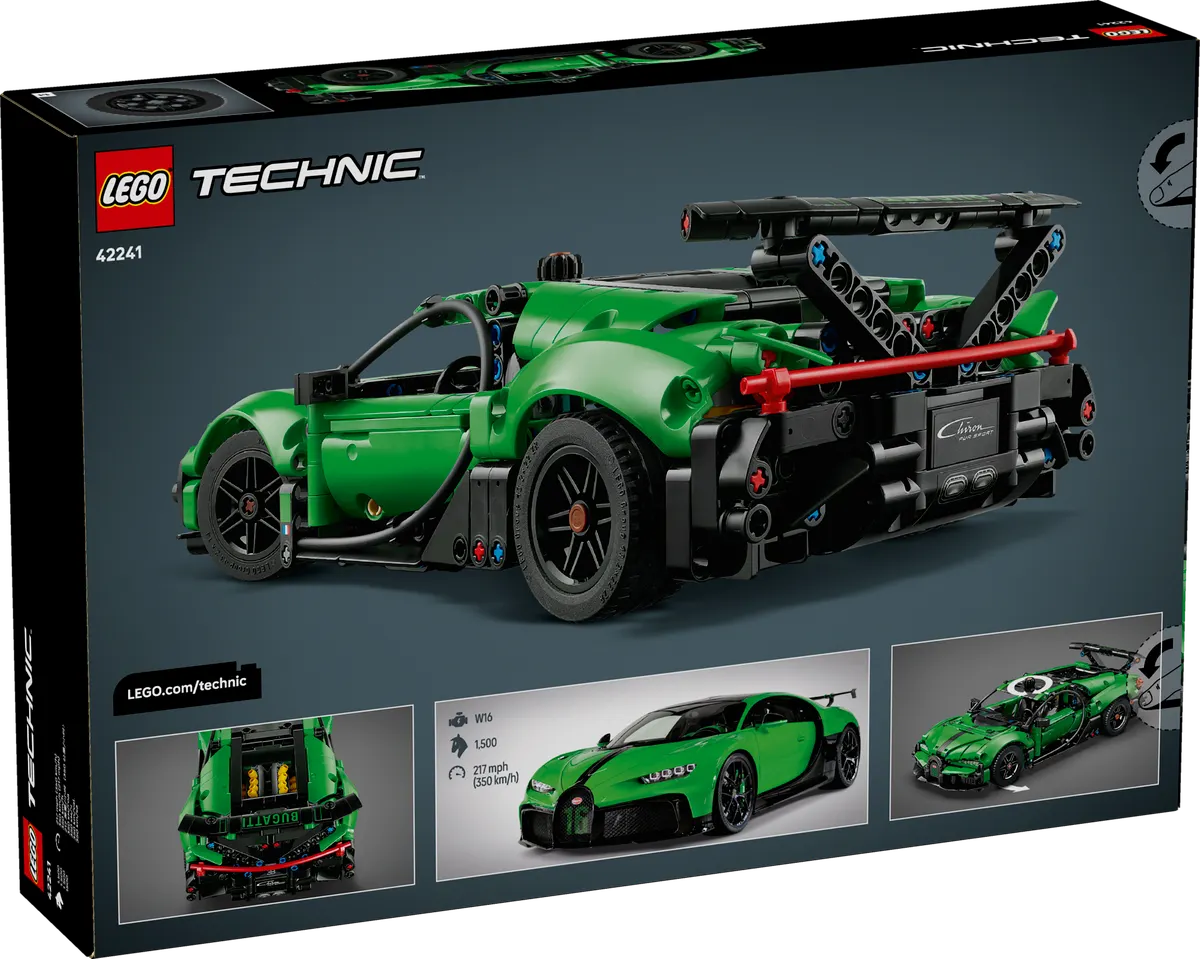 Green Bugatti Chiron Pur Sport Hypercar - Image 3