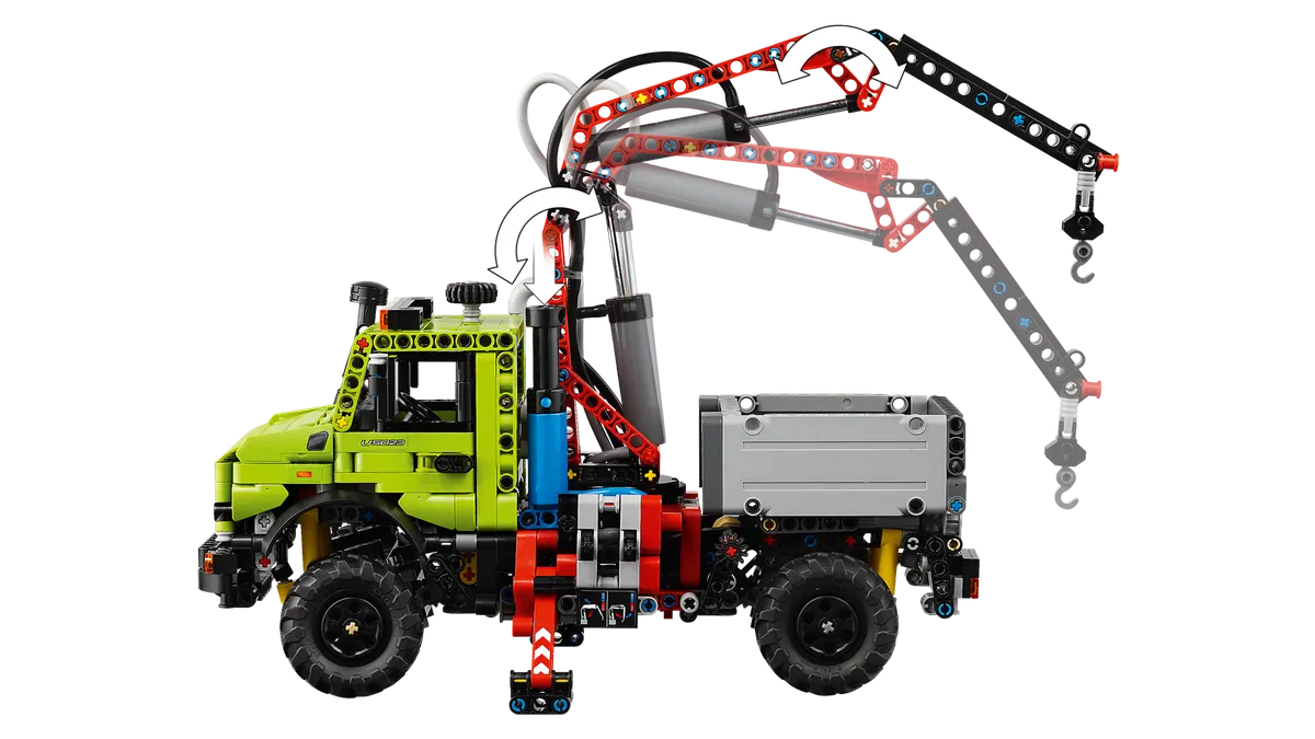 Mercedes-Benz Unimog U 5023 with Crane - Image 7