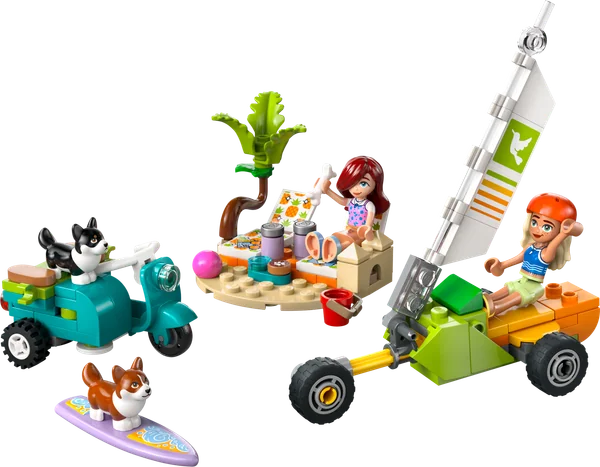 Surfing Dogs and Scooter Adventure