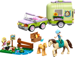 Horse & Baby Foal Trailer