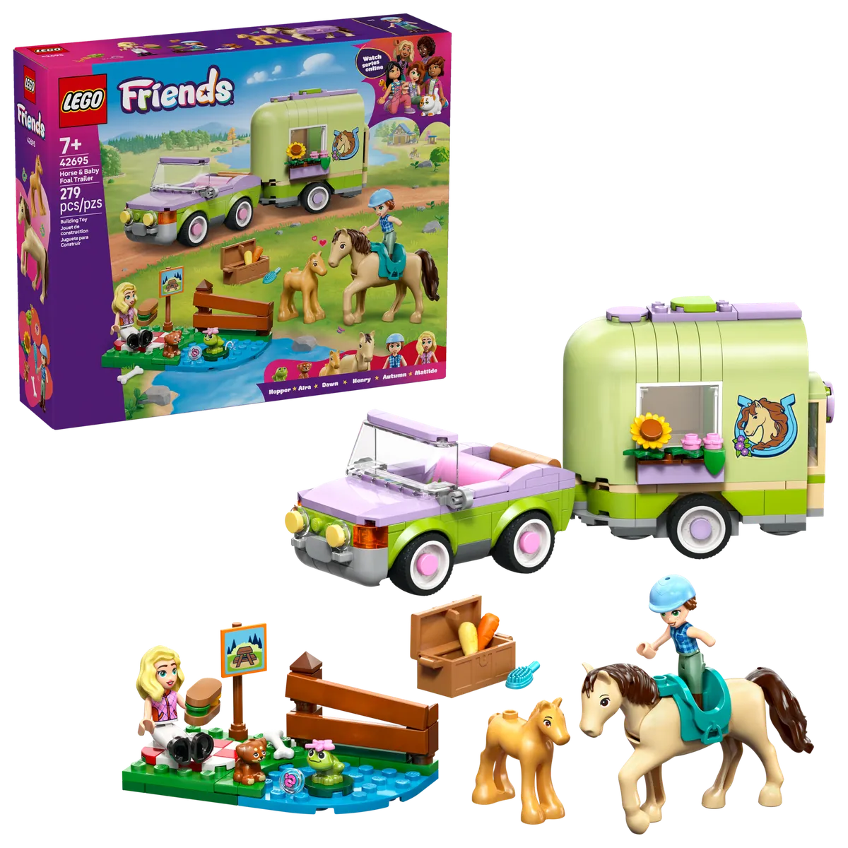 Horse & Baby Foal Trailer - Image 2