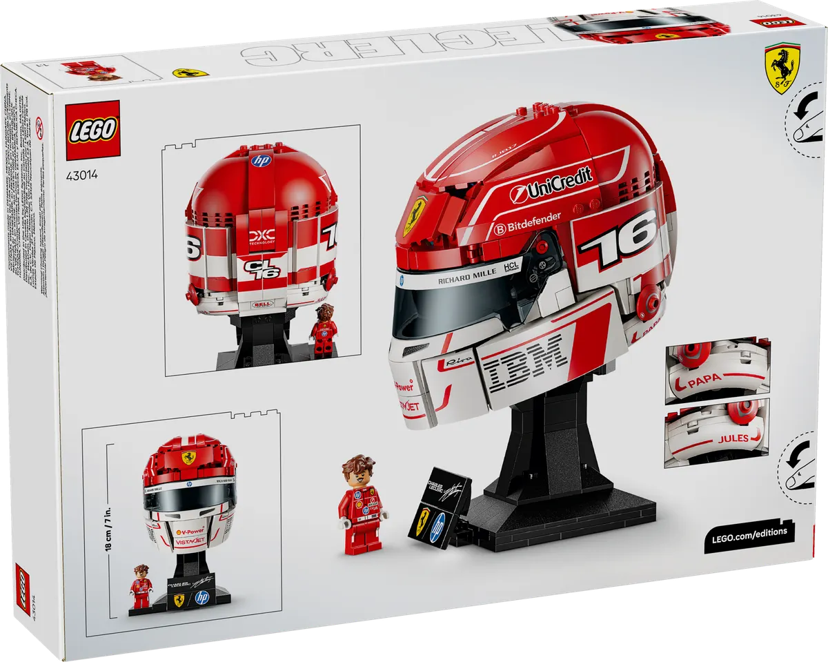 Scuderia Ferrari HP Charles Leclerc Helmet - Image 3