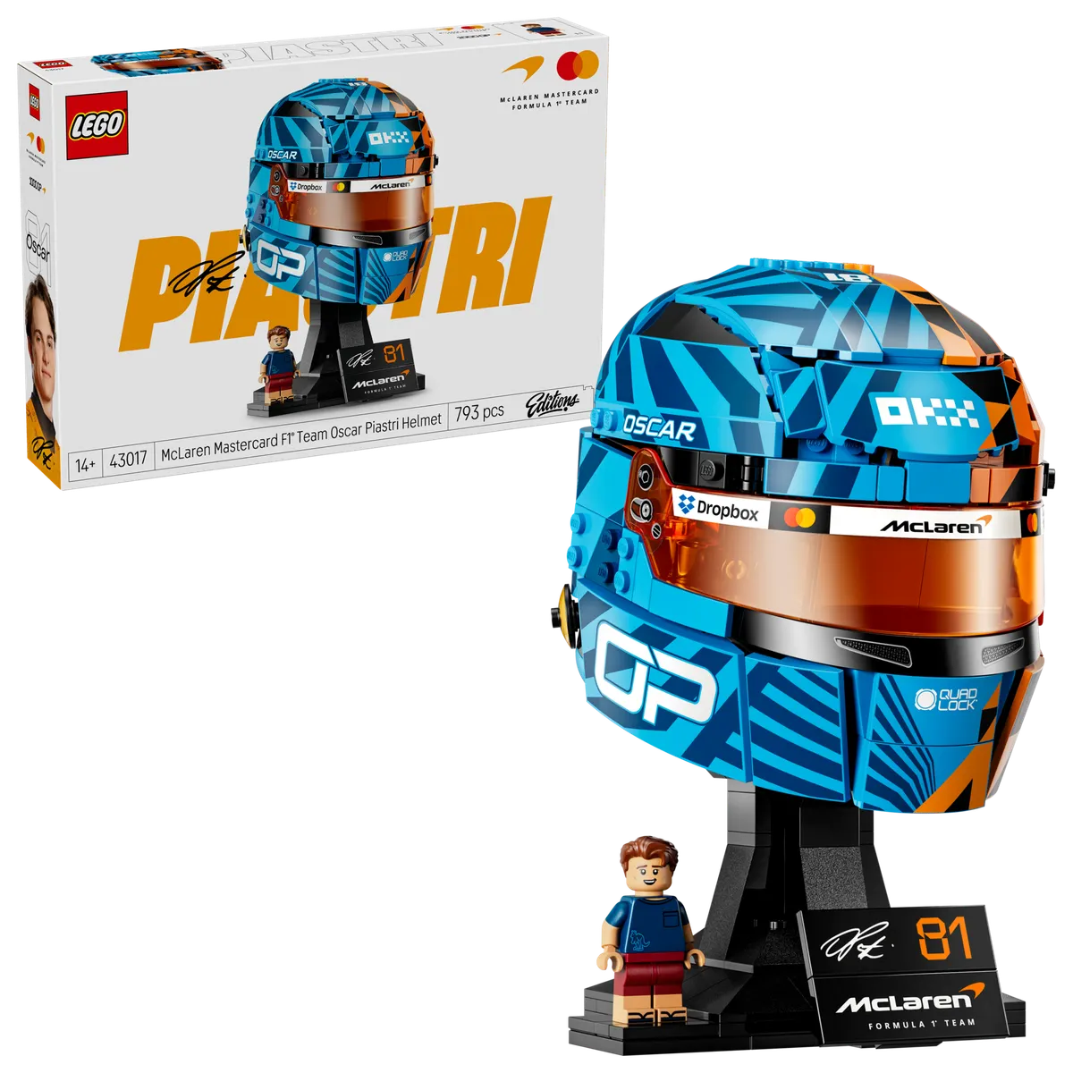McLaren Mastercard F1® Team Oscar Piastri Helmet - Image 2