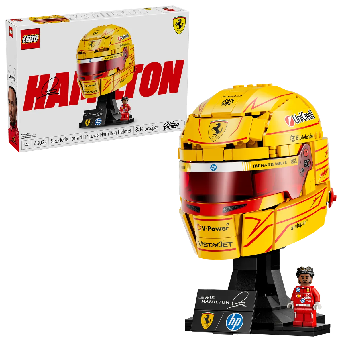 Scuderia Ferrari HP Lewis Hamilton Helmet - Image 2