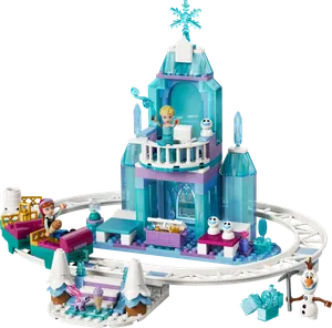 Elsa's Ice Castle & Snow Ride Adventure