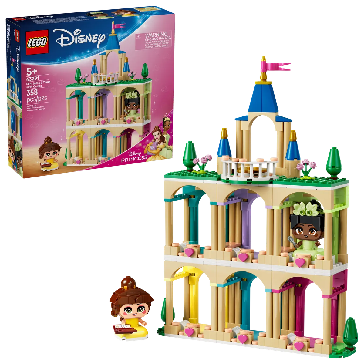 Mini Belle & Tiana with Castle - Image 2