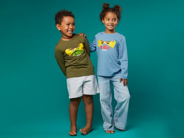 Kids Long-Sleeve T-Shirt – Dark Khaki