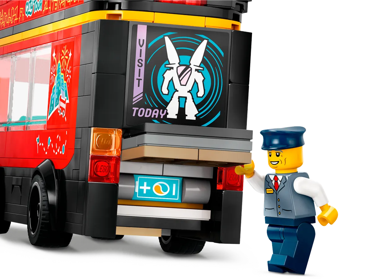 Red Double-Decker Sightseeing Bus - Image 4