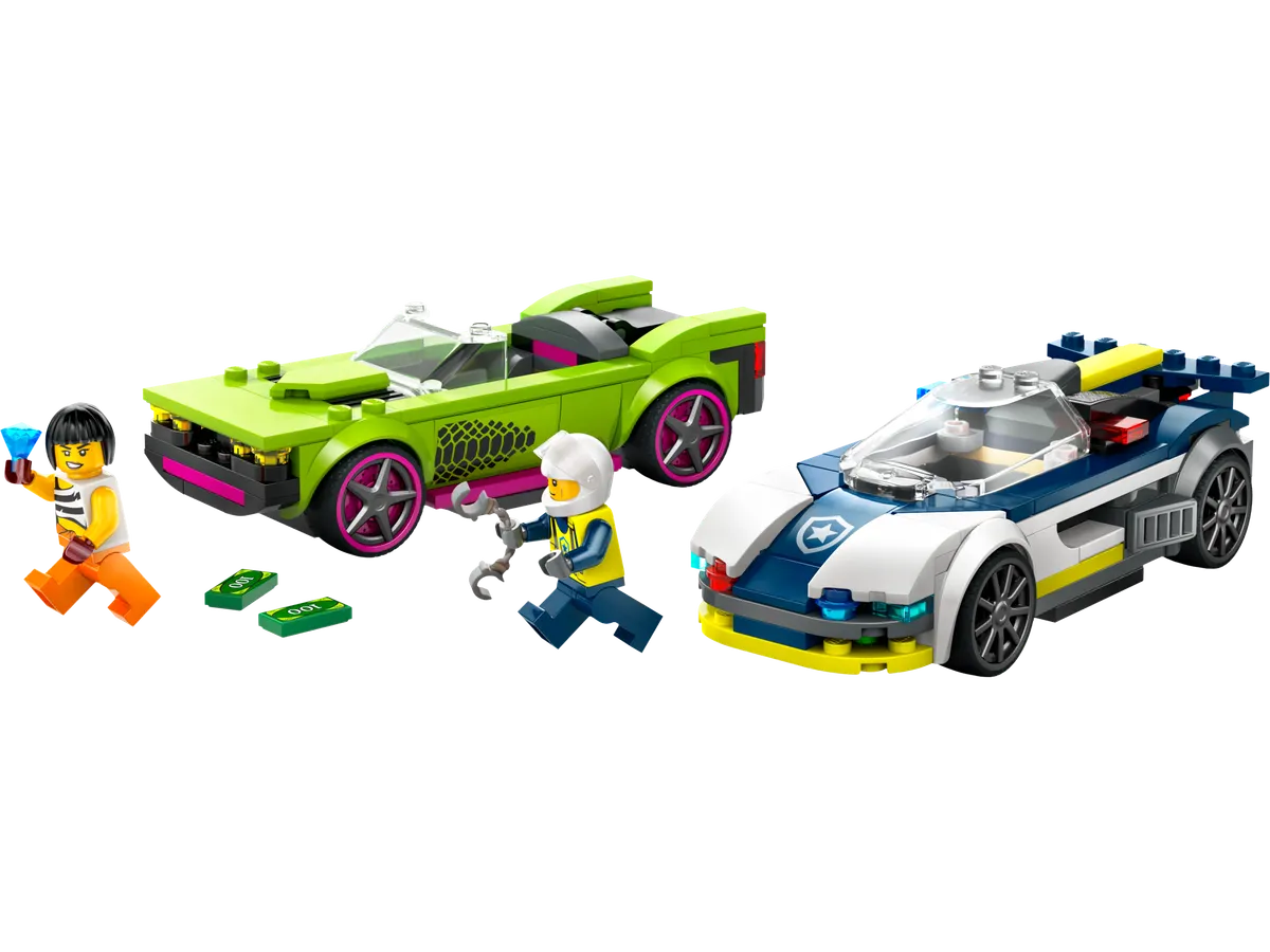 Police Car and Muscle Car Chase - Image 2