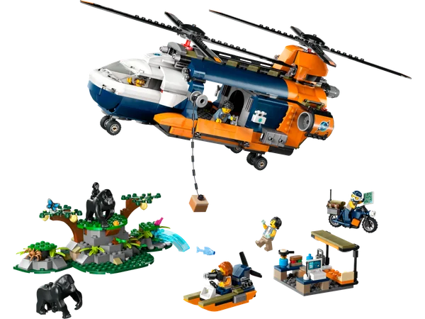 Jungle Explorer Helicopter at Base Camp
