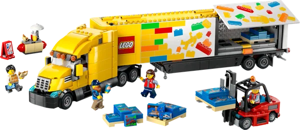 Yellow Delivery Truck