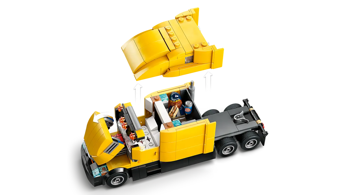 Yellow Delivery Truck - Image 10