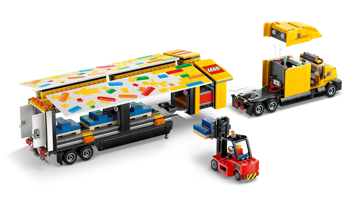 Yellow Delivery Truck - Image 11