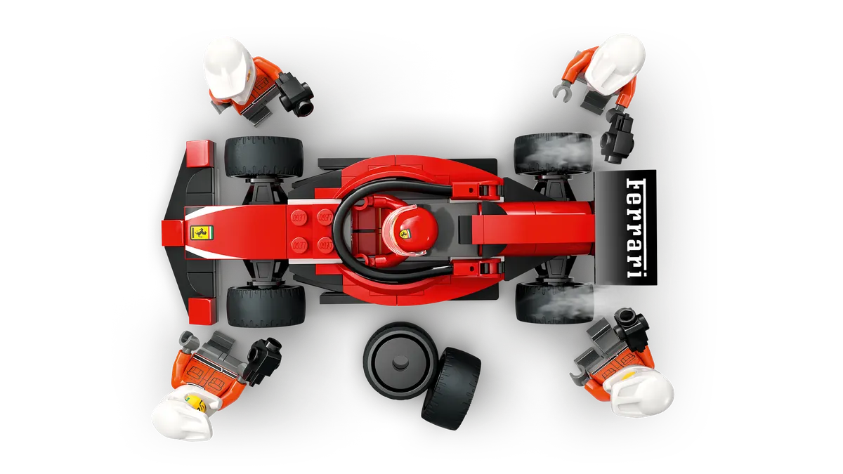 F1® Pit Stop & Pit Crew with Ferrari Car - Image 10
