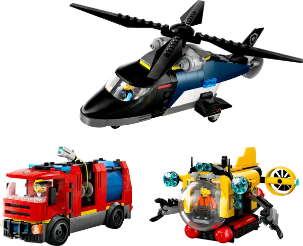 Helicopter, Fire Truck & Submarine Remix