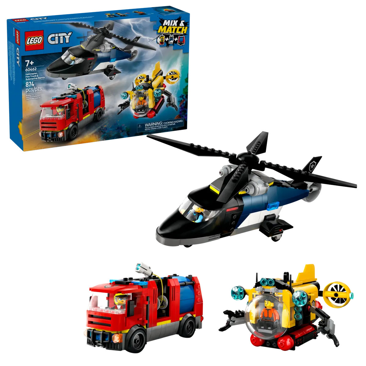 Helicopter, Fire Truck & Submarine Remix - Image 2