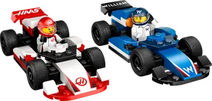 F1® Williams Racing & Haas F1® Race Cars