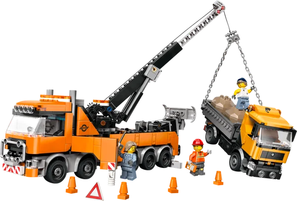 Heavy-Duty Recovery Tow Truck with Crane