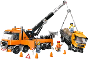 Heavy-Duty Recovery Tow Truck with Crane
