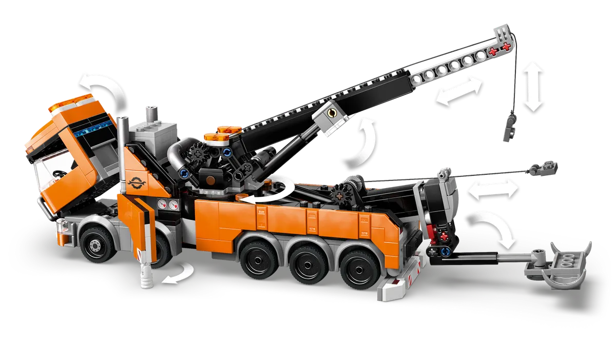 Heavy-Duty Recovery Tow Truck with Crane - Image 10