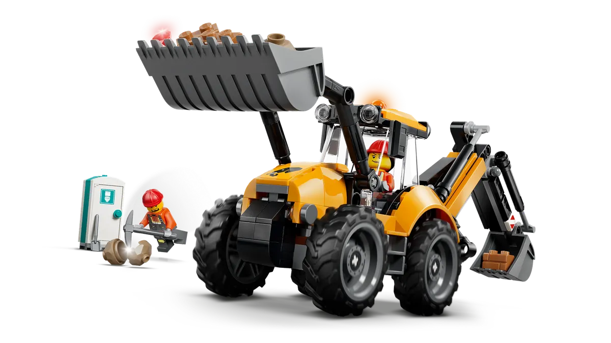 Yellow Backhoe Loader - Image 6