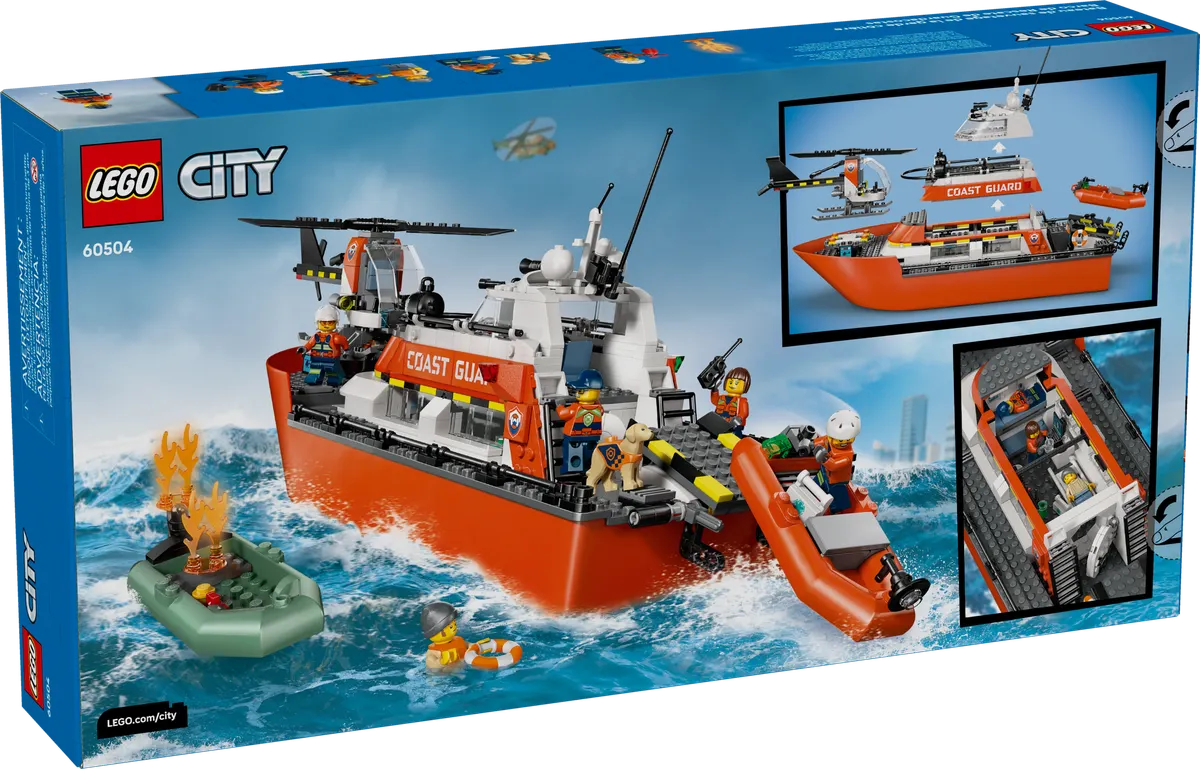 Coast Guard Rescue Boat & Helicopter - Image 7