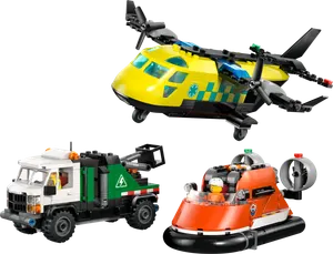 Airplane, Service Truck & Hovercraft Remix