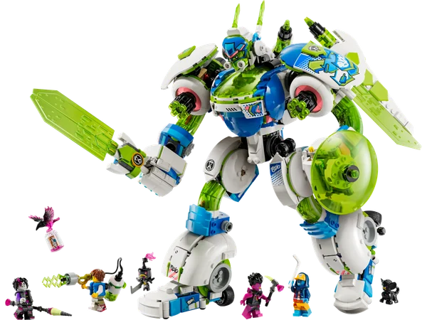 Mateo and Z-Blob the Knight Battle Mech