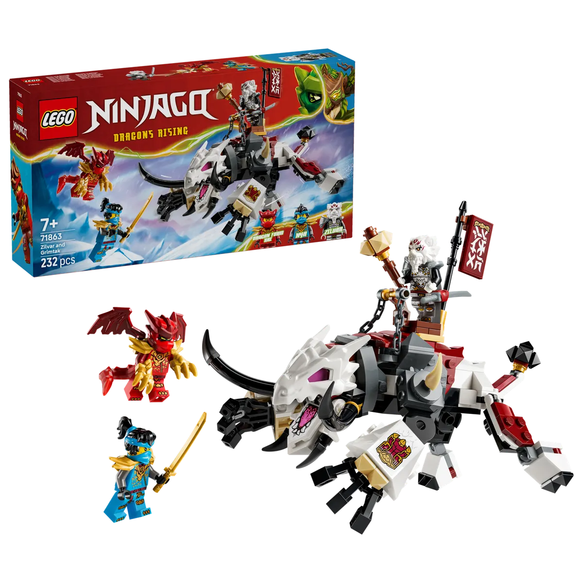 Zilvar and Grimtak the Dragon Beast - Image 2