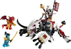 Zilvar and Grimtak the Dragon Beast