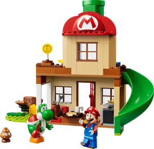 Yoshi at Mario's House