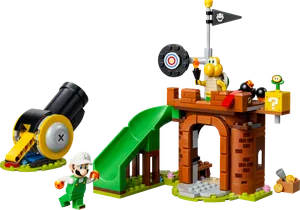 Fire Luigi vs. Koopa Troopa Battle