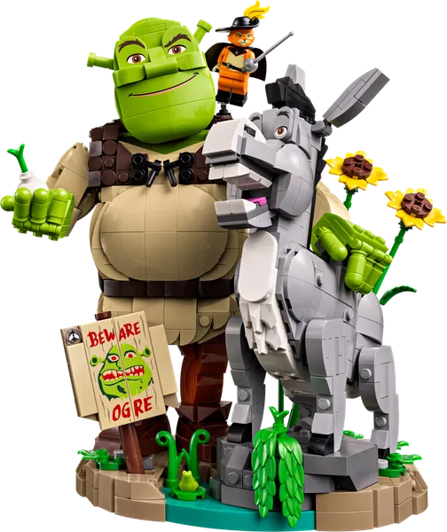 Shrek, Donkey & Puss in Boots