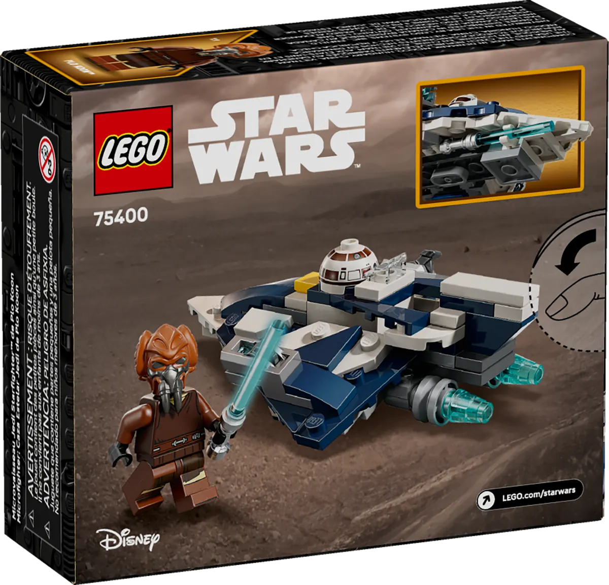 Plo Koon's Jedi Starfighter™ Microfighter - Image 7