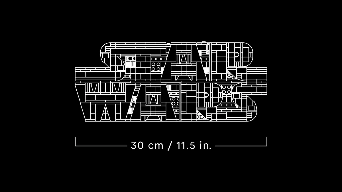 Brick-Built Star Wars™ Logo - Image 10