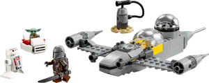 Mando and Grogu's N-1 Starfighter™