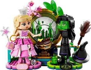 Elphaba & Glinda Figures