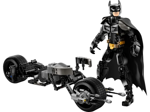 Batman™ Construction Figure and the Bat-Pod Bike
