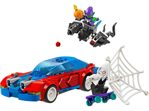 Spider-Man Race Car & Venom Green Goblin