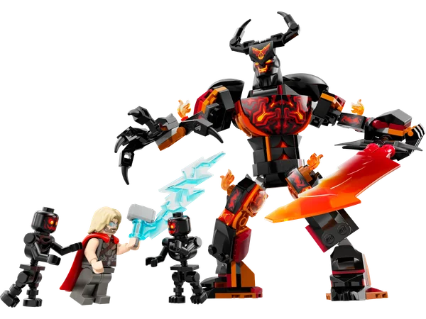 Thor vs. Surtur Construction Figure