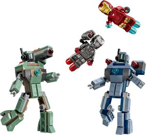 Iron Man & War Machine vs. Hammer Drones