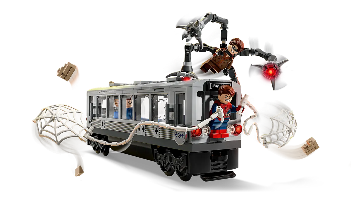 Spider-Man vs. Doc Ock Subway Train Scene - Image 9
